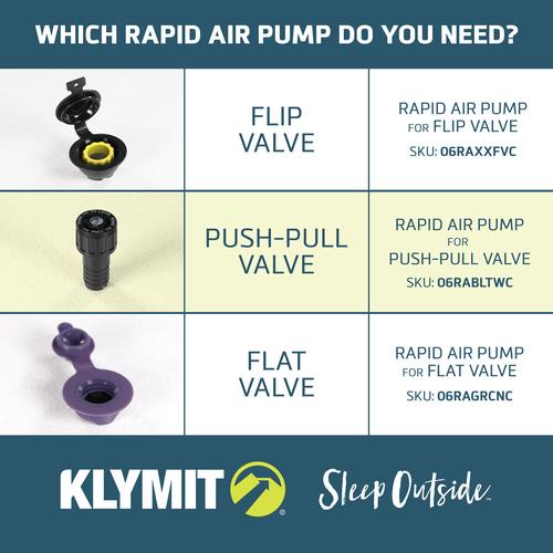 Rapid Air Pump Flip Valve