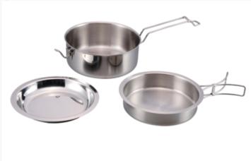 Stainless Steel Cooking Set 'Snap-Pack'