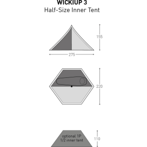 WickiUp 3 Half Size Innertent