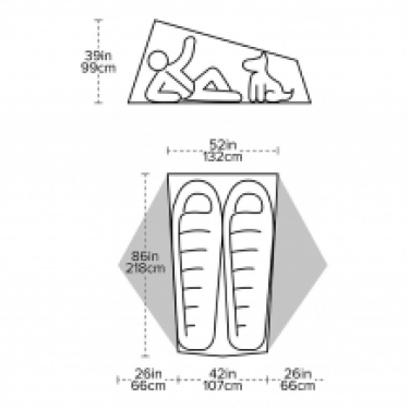 Tiger Wall UL2 Bikepack Solution Dye